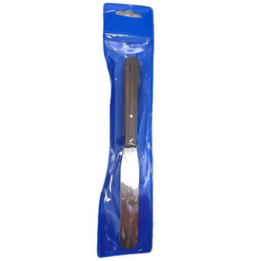 Maya 88102 Spatola Rigida In Acciaio Inox | Manico Plastica Lilla | 120 Mm | Adatta A Contatto Con Alimenti